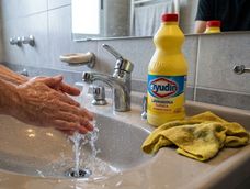 Para la próxima limpieza, no olvides de utilizar guantes apropiados y seguí las instrucciones que figuran en el envase de la lavandina.