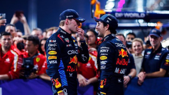 Fórmula 1. Max Verstappen y Sergio Pérez, compañeros en Red Bull desde 2021 al 2024.