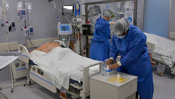 Las camas de las unidades de terapia intensiva en la provincia se encuentran ocupadas al más del 90 por ciento, según se informó esta semana. / Foto: Orlando Pelichotti