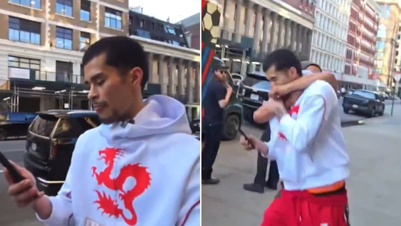 El streamer Sneako fue ataco por un transeúnte mientras realizaba una transmisión en vivo El streamer Sneako fue ataco por un transeúnte mientras realizaba una transmisión en vivo