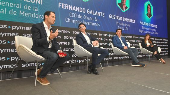 El empresario Mauricio Badaloni participó del encuentro Somos Pymes. &nbsp;