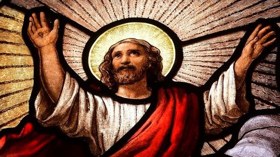 Detalle del vitral del Camarín de la Virgen de María Auxiliadora de Rodeo del Medio en Maipú, realizado por el artista español Antonio Estruch. | Foto: Los Andes