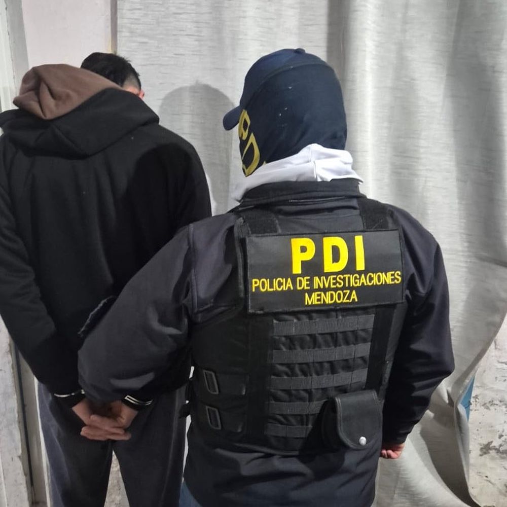 Uno de los sujetos detenidos en Palmira. Gentileza Ministerio de Seguridad. 