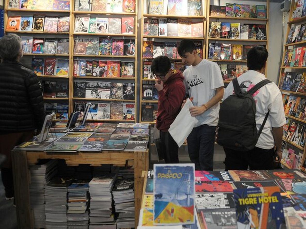 Chicos en la Feria del Libro de Buenos Aires