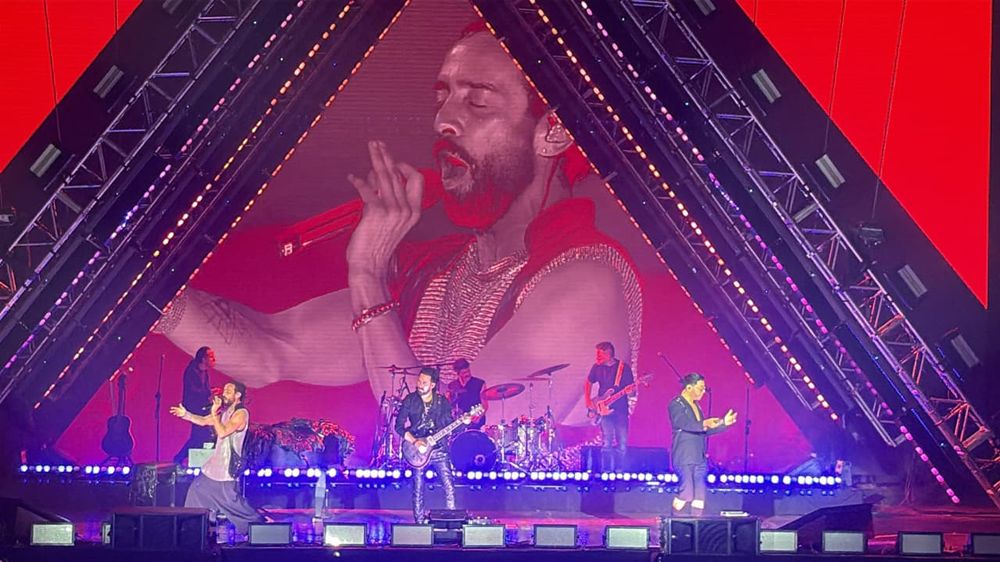 Camila en el Arena Maipú en Mendoza.