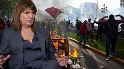 Bullrich desestimó el video del ataque a Pablo Grillo: El gendarme tiró como tenía que tirar