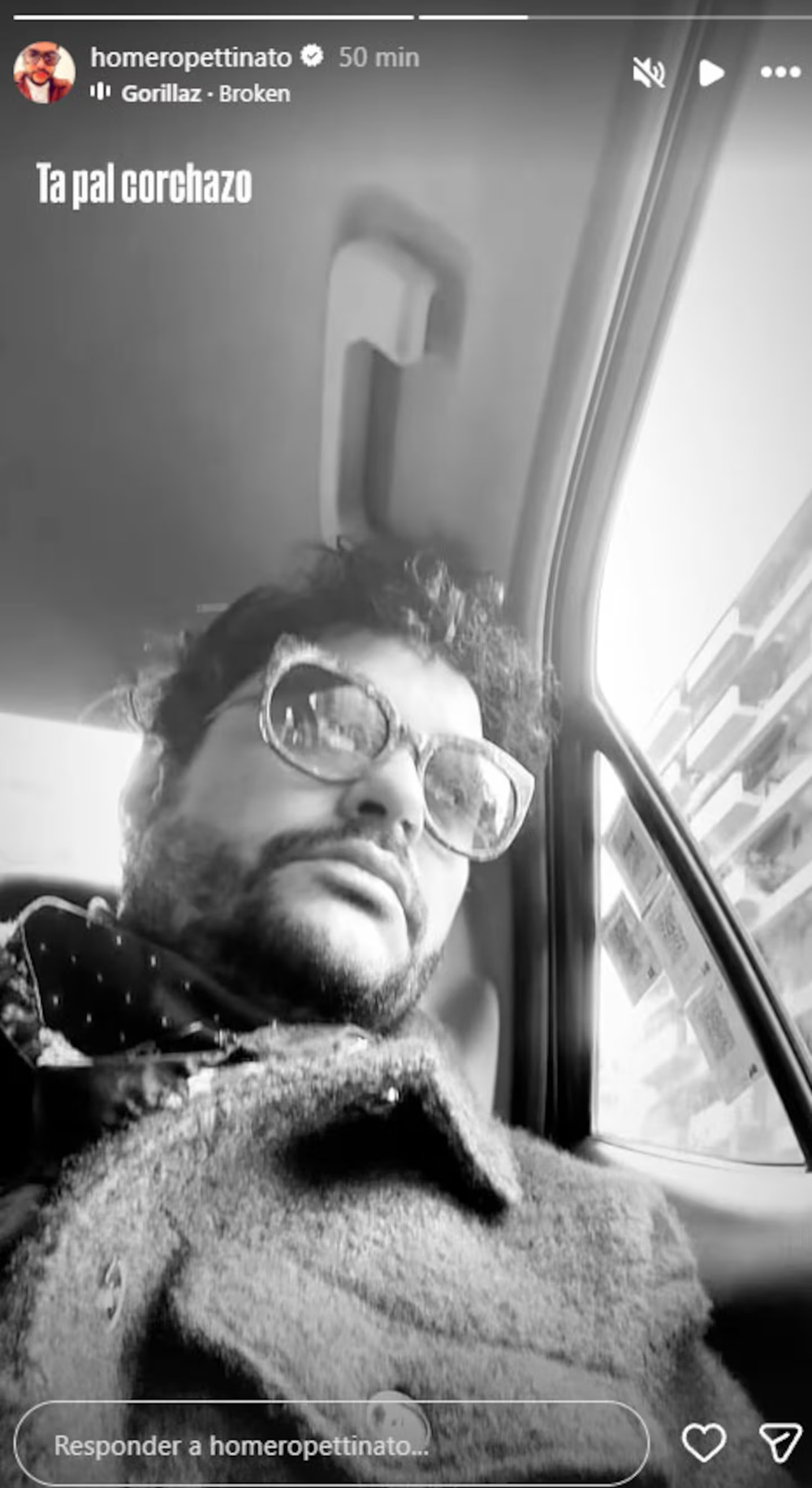 El conductor no dio muchos detalles sobre la separación de La Reini.