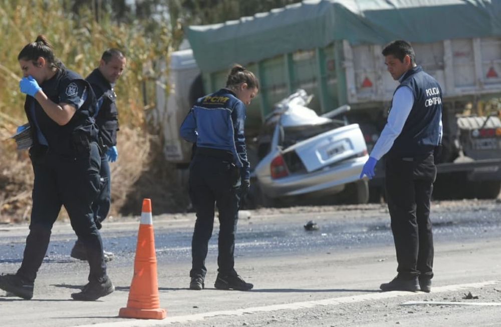 Accidente fatal en ruta 40 a la altura de Jocolí: cinco muertos