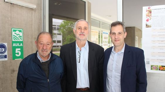 Luis Romito, responsable de Sustentabilidad de Bodegas de Argentina; Milton Kuret, director ejecutivo de Bodegas de Argentina y Christian Cocchi, director de LSQA Argentina.