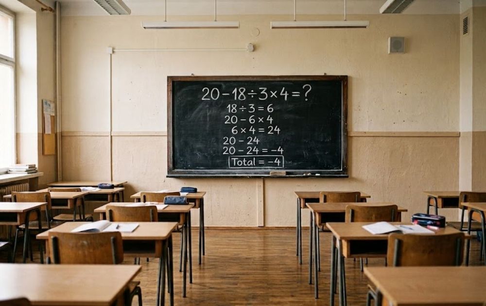 No corresponde tomar primero 3 × 4 únicamente porque se trata de una multiplicación.