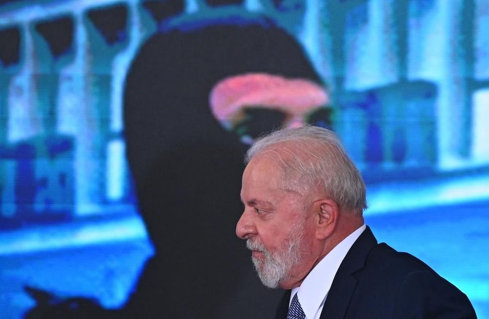 El presidente de Brasil, Luis Inacio Lula da Silva, durante la toma de juramento del nuevo ministro de Justicia y Seguridad, este jueves 1 de febrero de 2024.