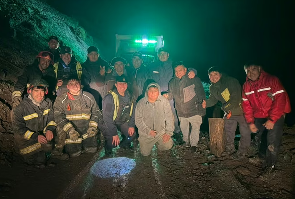 El equipo que participó del rescate.