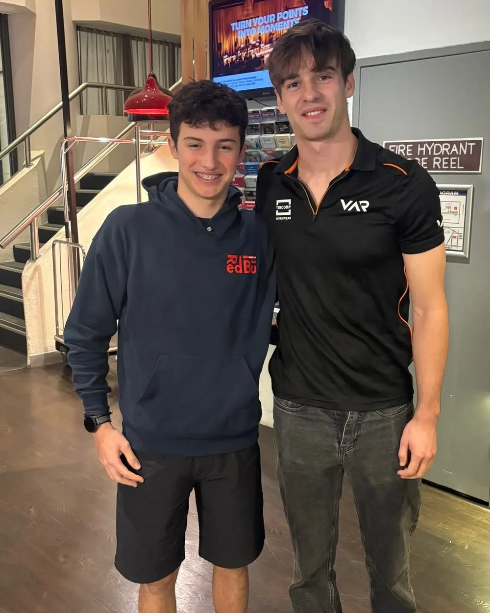 Mattia Colnaghi de F3 y Nico Varrone de F2, listos para debutar.