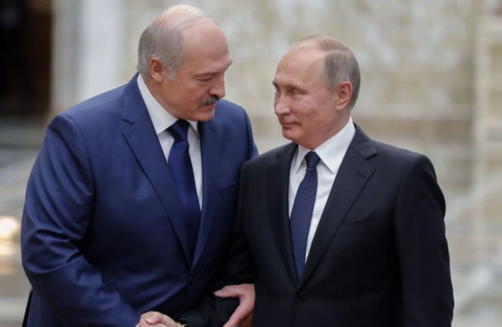 Lukashenko y Putin, presidentes de Bielorrusia y Rusia, respectivamente.