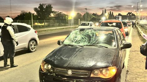 Los Andes | Choque en cadena con un peatón herido en el Acceso Este