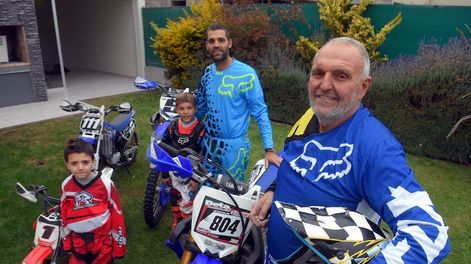José Mantica, un apasionado por las carreras de enduro