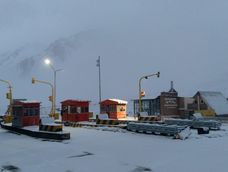 La localidad de Las Cuevas, tapada por la nieve este 15 de julio