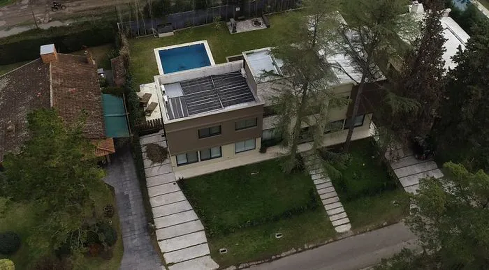 La casa de Roberto Baratta en el country Mapuche&nbsp;