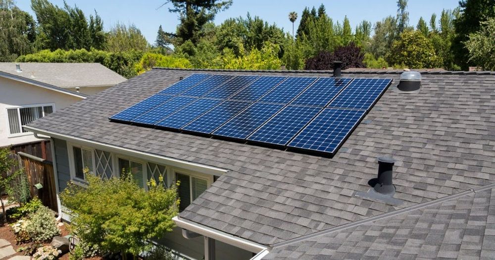 Energía barata. Módulos solares aplicados a una casa a posteriori de su construcción.