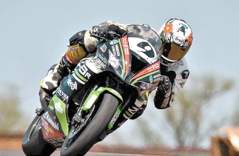 Lucas Molina, ahí del podio