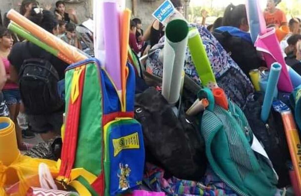 Un merendero de Guaymallén busca recaudar 250 mochilas para el inicio de clases