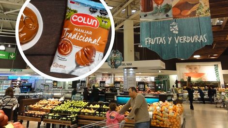 Hasta el dulce de leche (manjar) es más barato en un supermercado de Chile que en Argentina