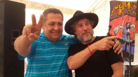 Los Andes | Otros tiempos. Luis D´Elía y Amado Boudou en un acto (gentileza La Voz/Archivo).