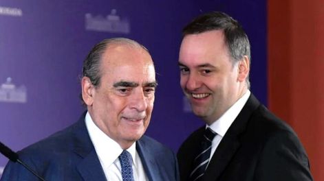 Guillermo Francos y Manuel Adorni
