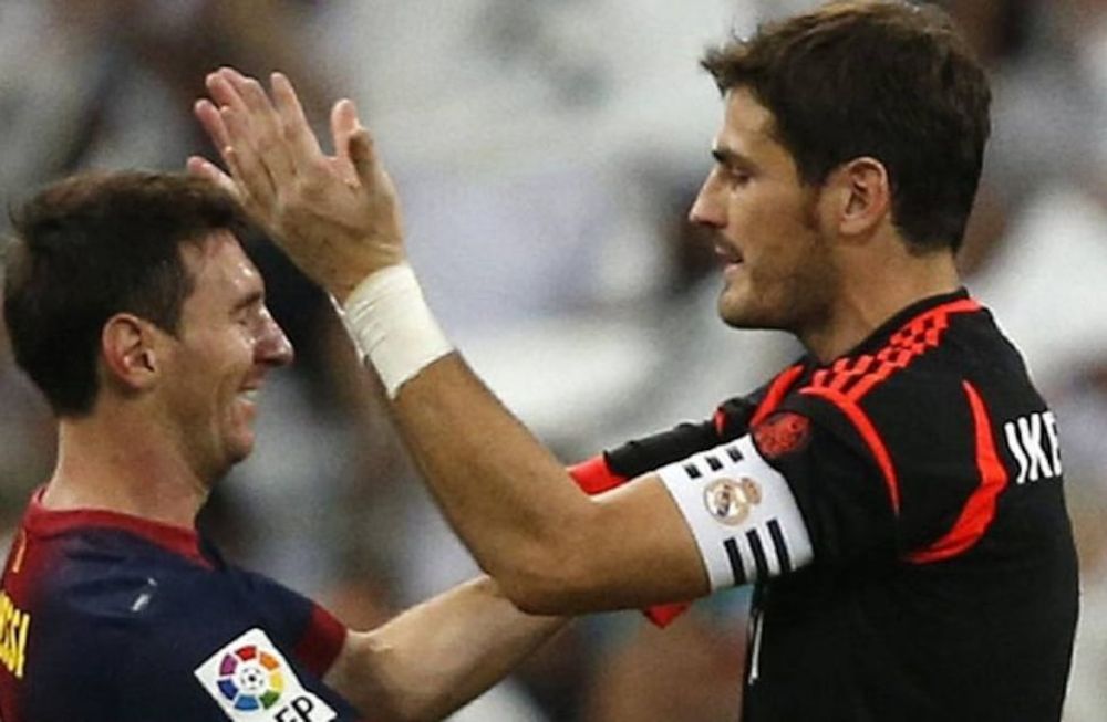 El astro argentino Lionel Messi elogió al histórico arquero del Real Madrid, Iker Casillas, quien anunció su retiro del fútbol profesional. / Gentileza.