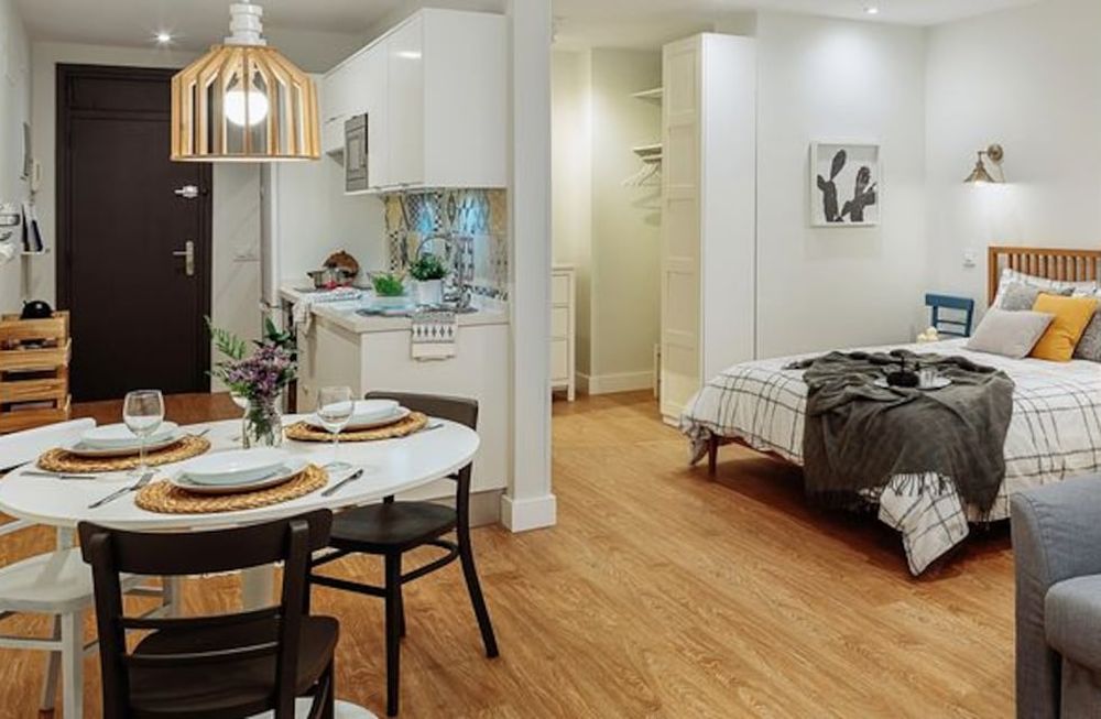 Un precioso departamento todo-en-uno