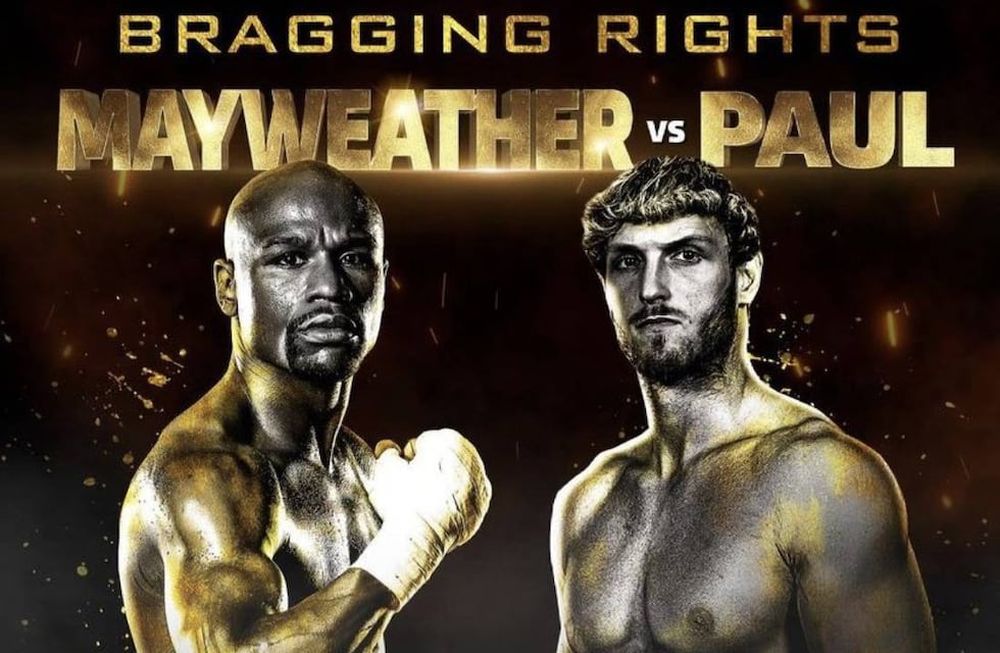 Floyd Mayweather vs. Logan Paul, pelearán en un combate de exhibición el próximo mes de diciembre. / Gentileza.