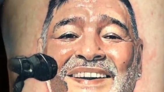 El jugador del Lobo ya le había hecho un rap a Diego Maradona. / Gentileza.