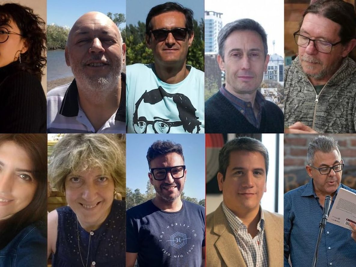 De izquierda a derecha y de arriba hacia abajo: Sofía Luz Bordallo, Ricardo Bugarín, Fabricio Capelli, Pablo Colombi, Alejandro Frias, Juan Manuel Montes, Fernanda Rodríguez Briz, Graciela Scarlatto, Hernán Schillagi, Fernando G. Toledo, Rubén Valle y Marcos Zangrandi.