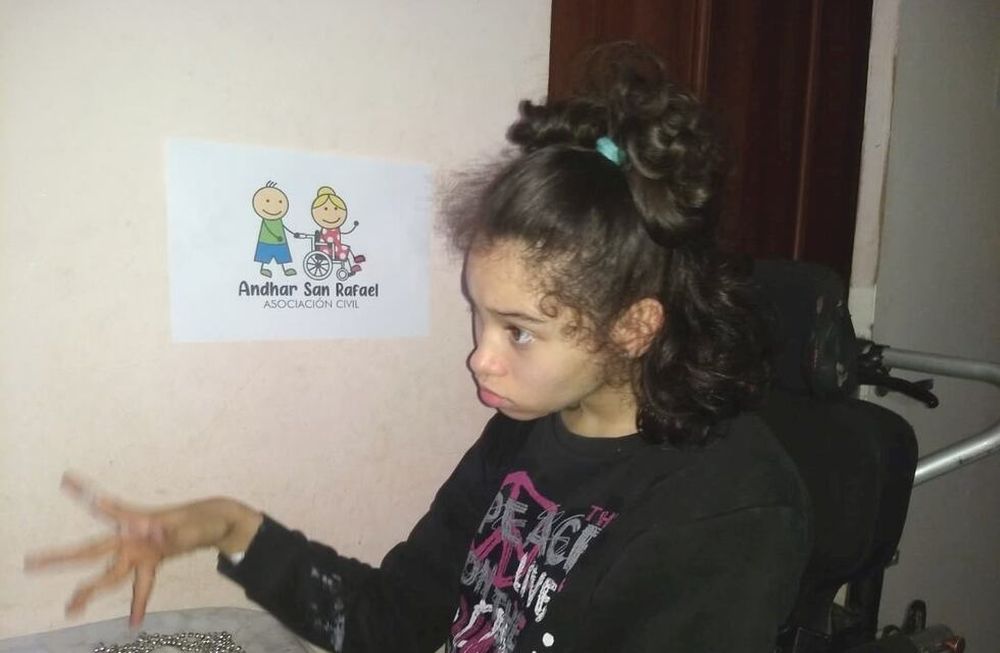 Solidaridad: San Rafael se moviliza para ayudar a Rocío a conseguir una silla postural nueva