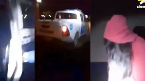 El clip, grabado por un vecino de la zona con su celular, dura alrededor de dos minutos. Foto: Captura de video