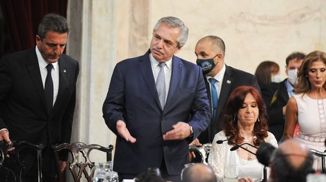 Alberto Fernández y Cristina Kirchner. Foto Federico Lopez Claro