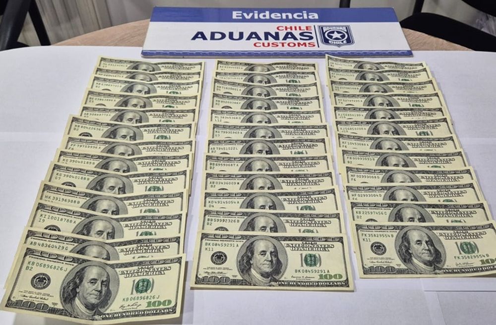 El dinero secuestradeo. Gentileza: Losandes.online.