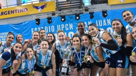 Las Panteras, campeonas en San Juan. / Télam