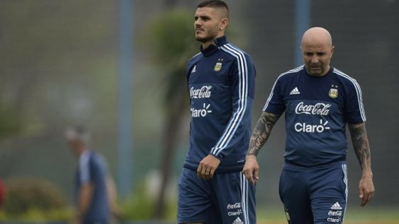 Sampaoli visitó a Icardi y le dijo que está en carrera para ir al Mundial