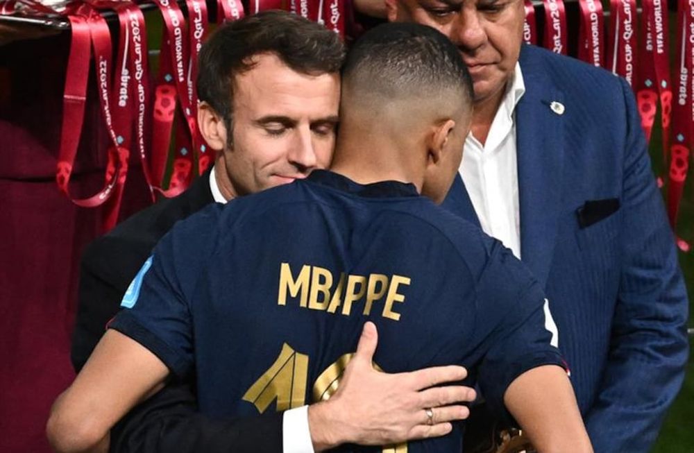 Emmanuel Macron habló del futuro de Mbappé