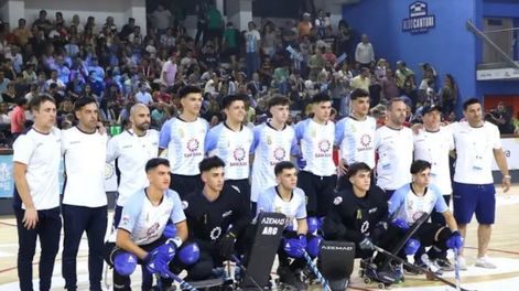 La Selección Argentina Sub 19 que se consagró en San Juan. / gentileza