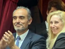 Eduardo Lule Menem y Karina Milei.