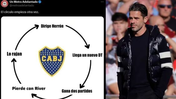 Las redes sociales se llenaron de memes por el despido de Fernando Gago en Boca.