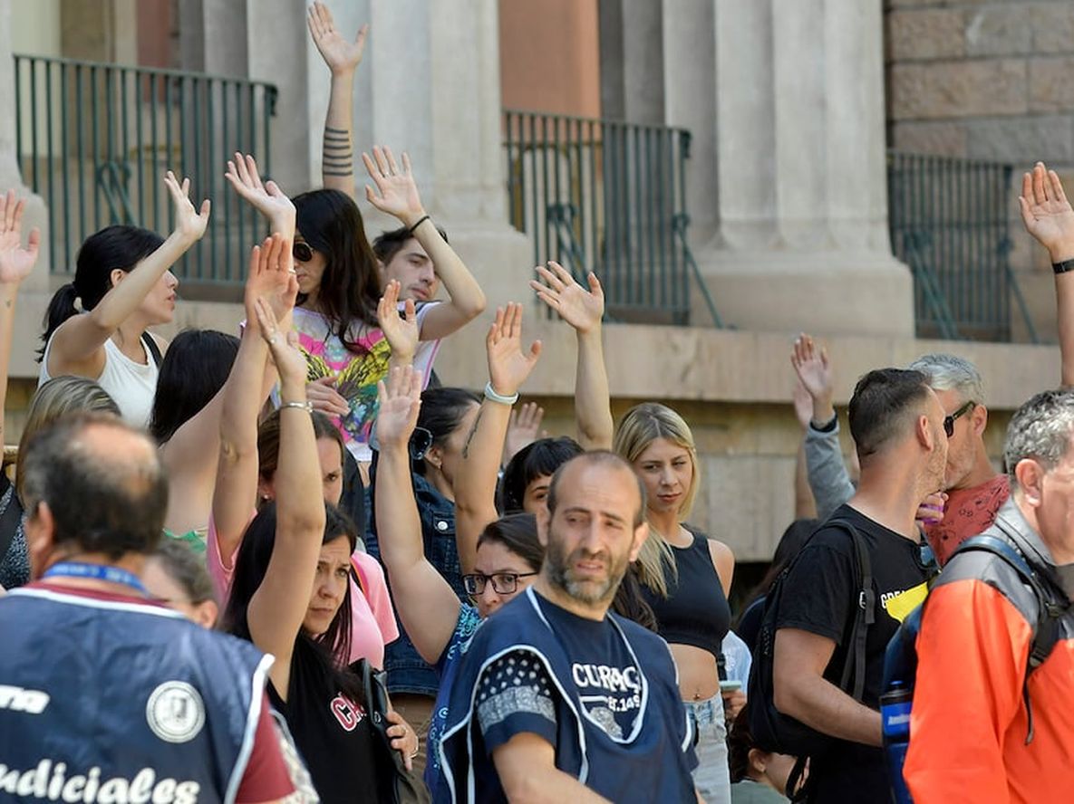 El gremio de Empleados Judiciales. |&nbsp; Foto: Los Andes