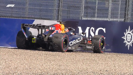 El piloto neerlandés explicó que perdió el control de su RB22 por un comportamiento inesperado del monoplaza durante su último intento en la Q3.