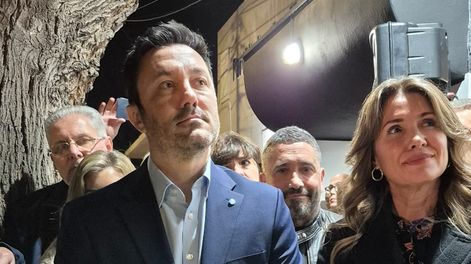 Luis Petri y Griselda Petri, inauguraron juntos una nueva sede de Mendocinos por el Futuro en San Martín.&nbsp;&nbsp;