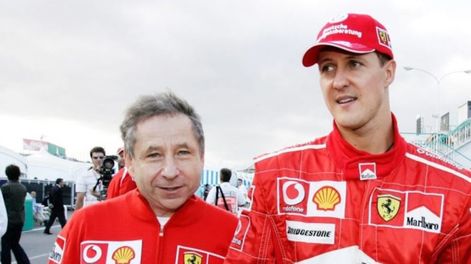 Jean Todt y Michael Schumacher, durante la exitosa época de ambos en Ferrari.
