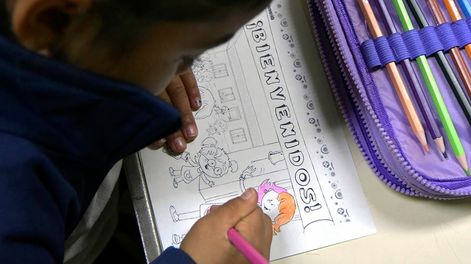 Comienza la jornada extendida y los alumnos de primaria podrán optar por usar el barbijo o no. Foto: Orlando Pelichotti