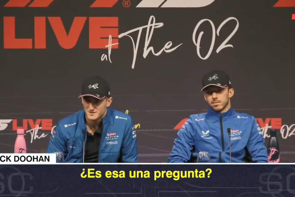 La incomoda reacción de Doohan tras una pregunta sobre Franco Colapinto