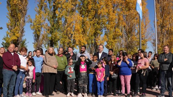 Stevanato inauguró el espacio recreativo número 125 de su gestión. Foto: Prensa Maipú